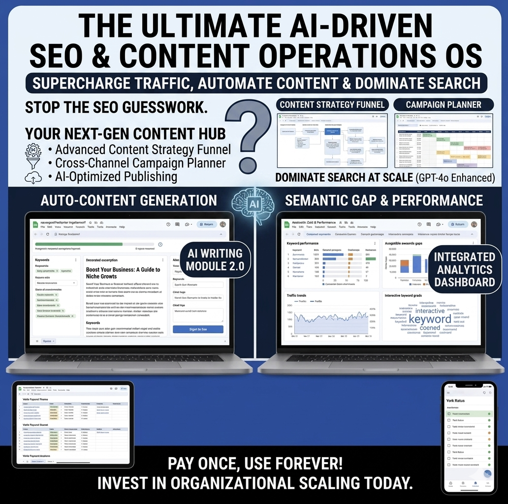 AI-Driven SEO & Content Operations OS