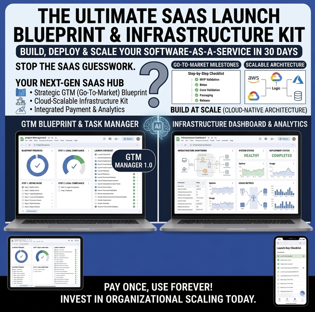 SaaS Launch Blueprint & Infrastructure Kit